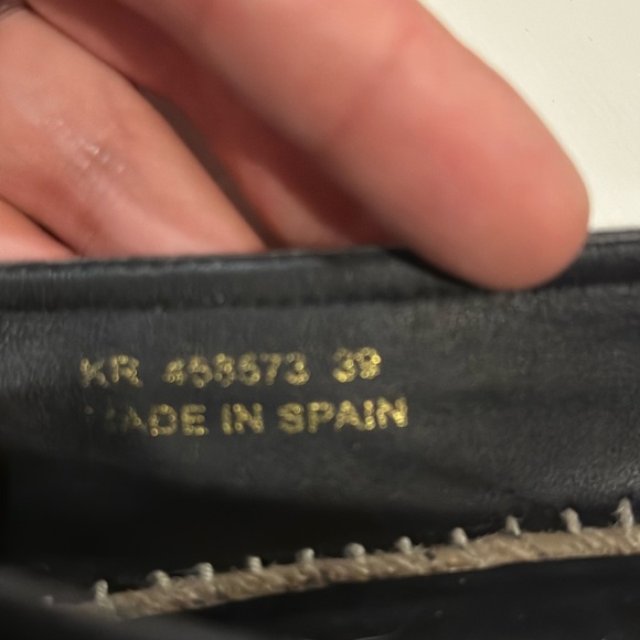 EUC YSL Black Leather Espadrilles - Picture 6 of 10